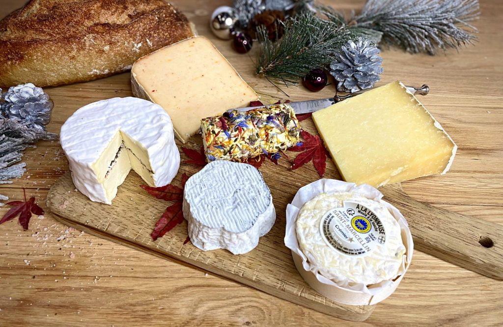 plateau de fromages festif