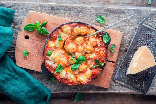 Recette Gnocchis à la tomate et à la mozzarella, plaisir de cuisiner au quotidien.