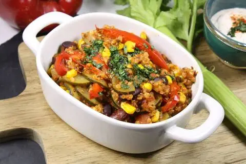 Recette de Chili végétarien au quinoa (SG)