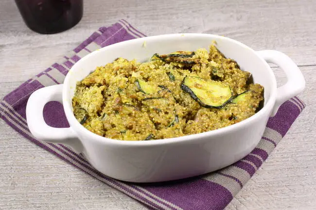 Recette Quinoa aux courgettes et terrine artisanale (SG), plaisir de cuisiner au quotidien.