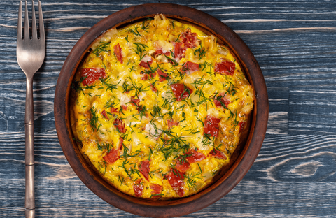 Recette de Omelette à l'orientale - Couscous d'épeautre