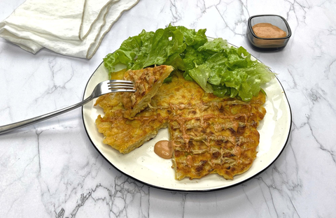 Recette de Okonomiyaki (Pancake japonais aux légumes)