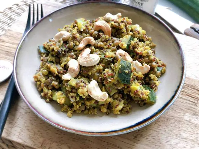 Recette Mijoté de quinoa et lentilles à l'indienne (SG)