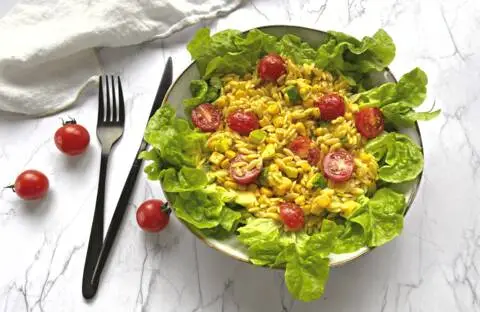 Recette de Salade de risones aux légumes